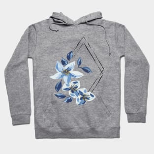 Blue Wildflowers Hoodie